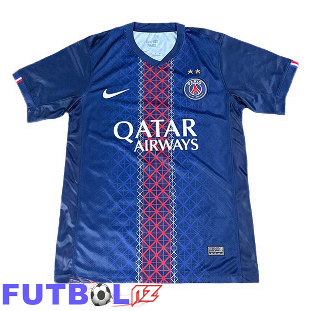2 Estrellas Camisetas De Futbol Paris PSG Primera Azul Real 2025/2026