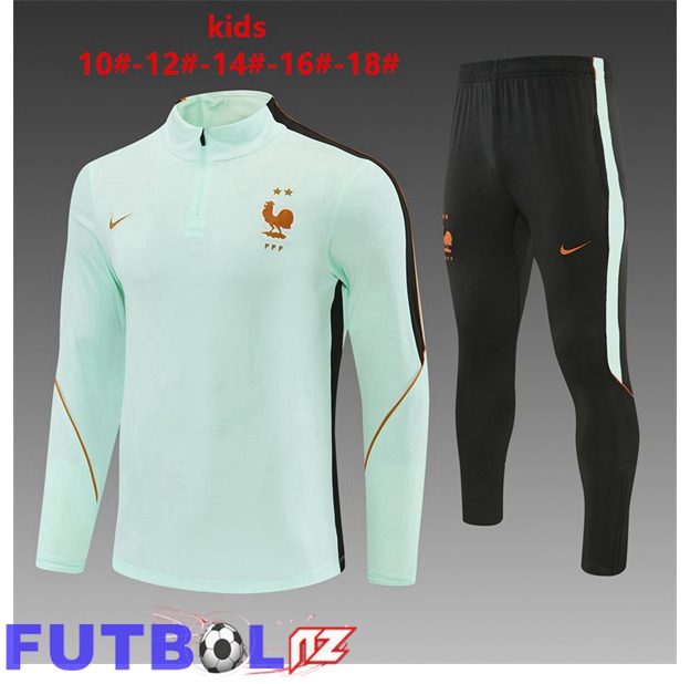 Chandal Equipos De Futbol Francia Ninos Verde 2026/2027