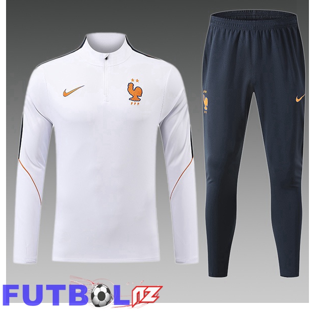 Chandal Equipos De Futbol Francia Ninos Blanco 2026/2027