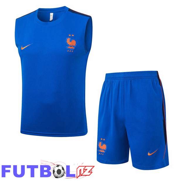 Chalecos De Futbol Francia + Cortos Azul 2026/2027