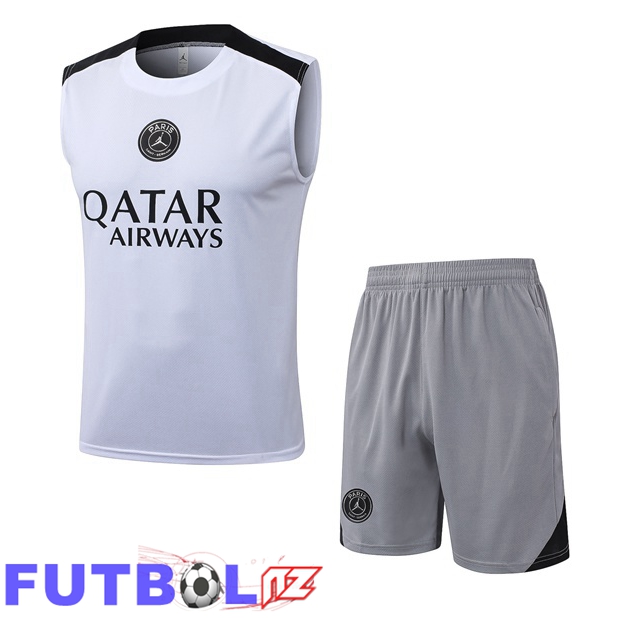Chalecos De Futbol Paris PSG + Cortos Blanco 2026/2027