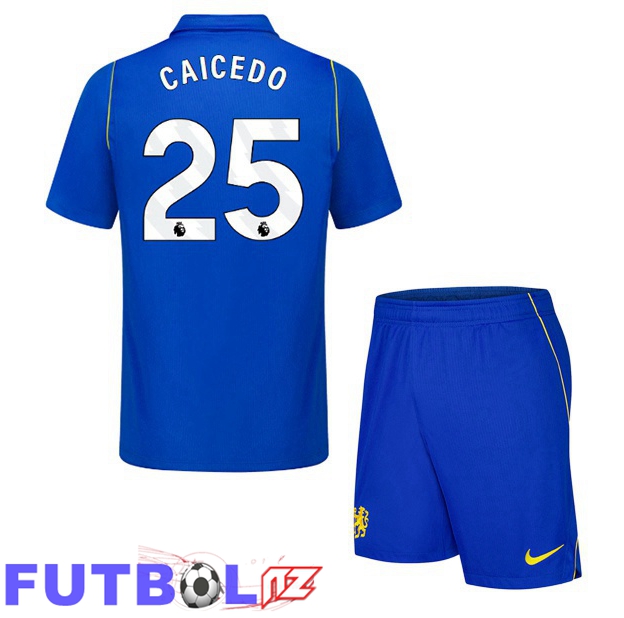 Camisetas De Futbol FC Chelsea (CAICEDO 25) Ninos Primera Azul 2026/2027