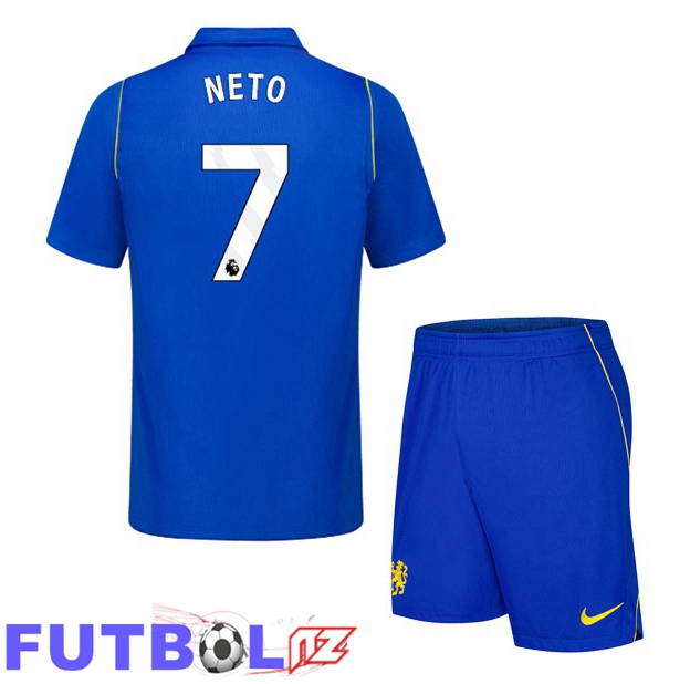 Camisetas De Futbol FC Chelsea (NETO 7) Ninos Primera Azul 2026/2027