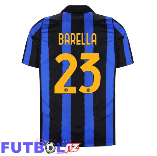 Camisetas De Futbol Inter Milan (BARELLA 23) Primera Azul Negro 2026/2027