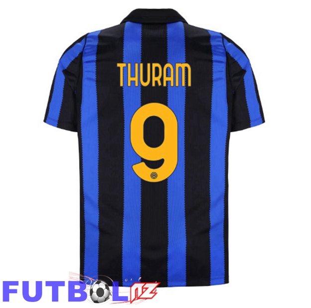 Camisetas De Futbol Inter Milan (THURAM 9) Primera Azul Negro 2026/2027