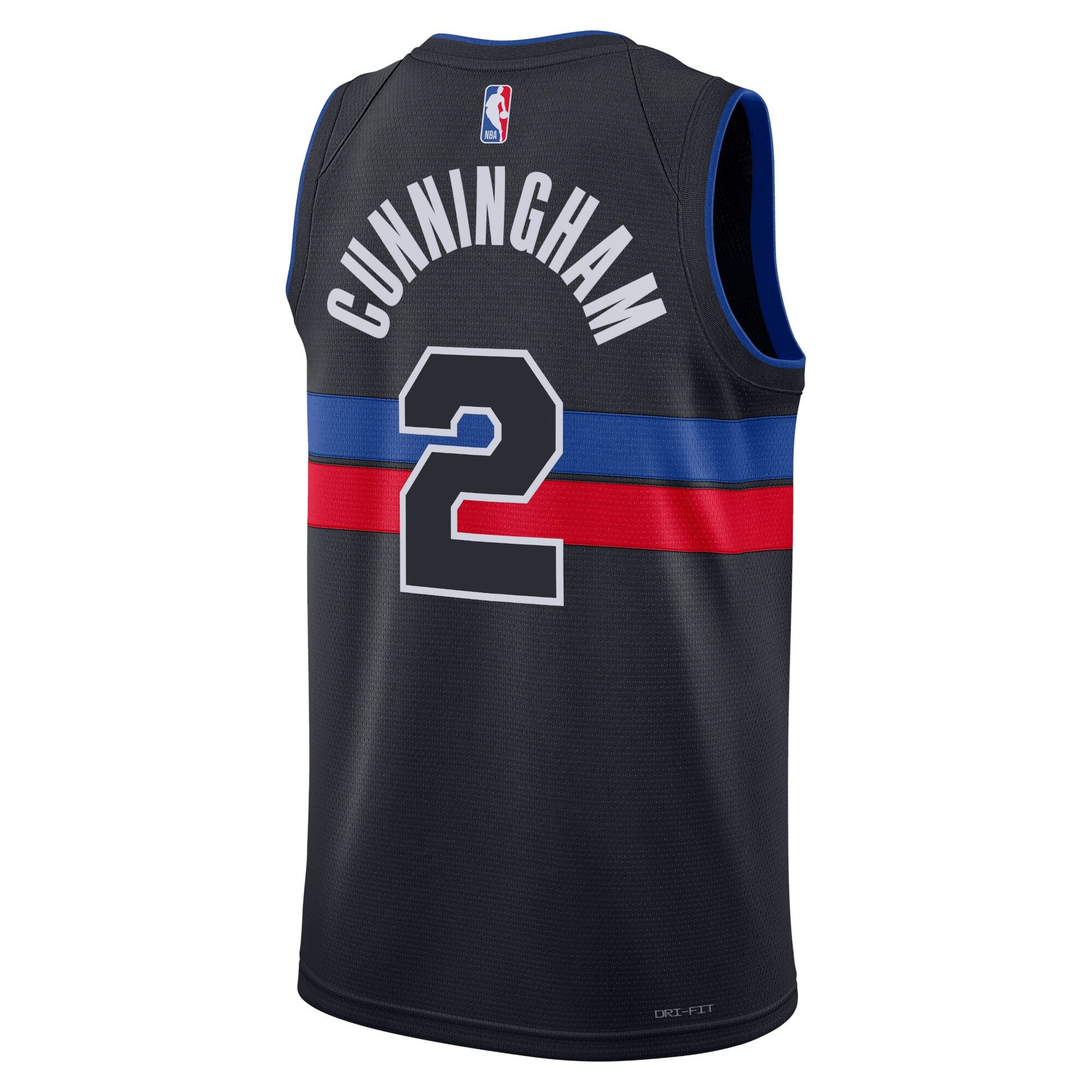 Camiseta Detroit Pistons Jordan Statement Edition Swingman - Azul - Cade Cunningham - Unisex