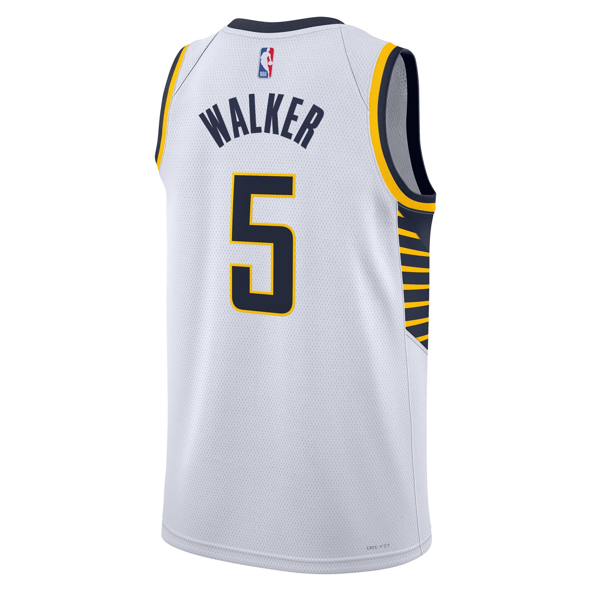 Camiseta Indiana Pacers Nike Association Edition Swingman - Bianca - Jarace Walker - Unisex