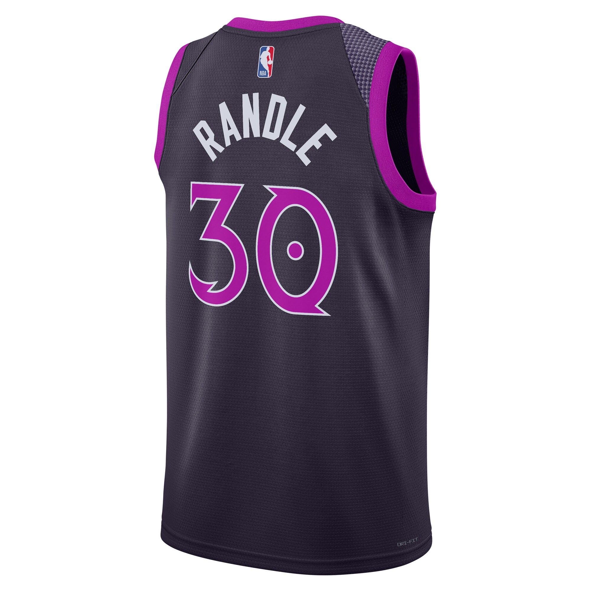 Camiseta Minnesota Timberwolves Nike City Edition Swingman 2025/26 - Nera - Julius Randle - Unisex