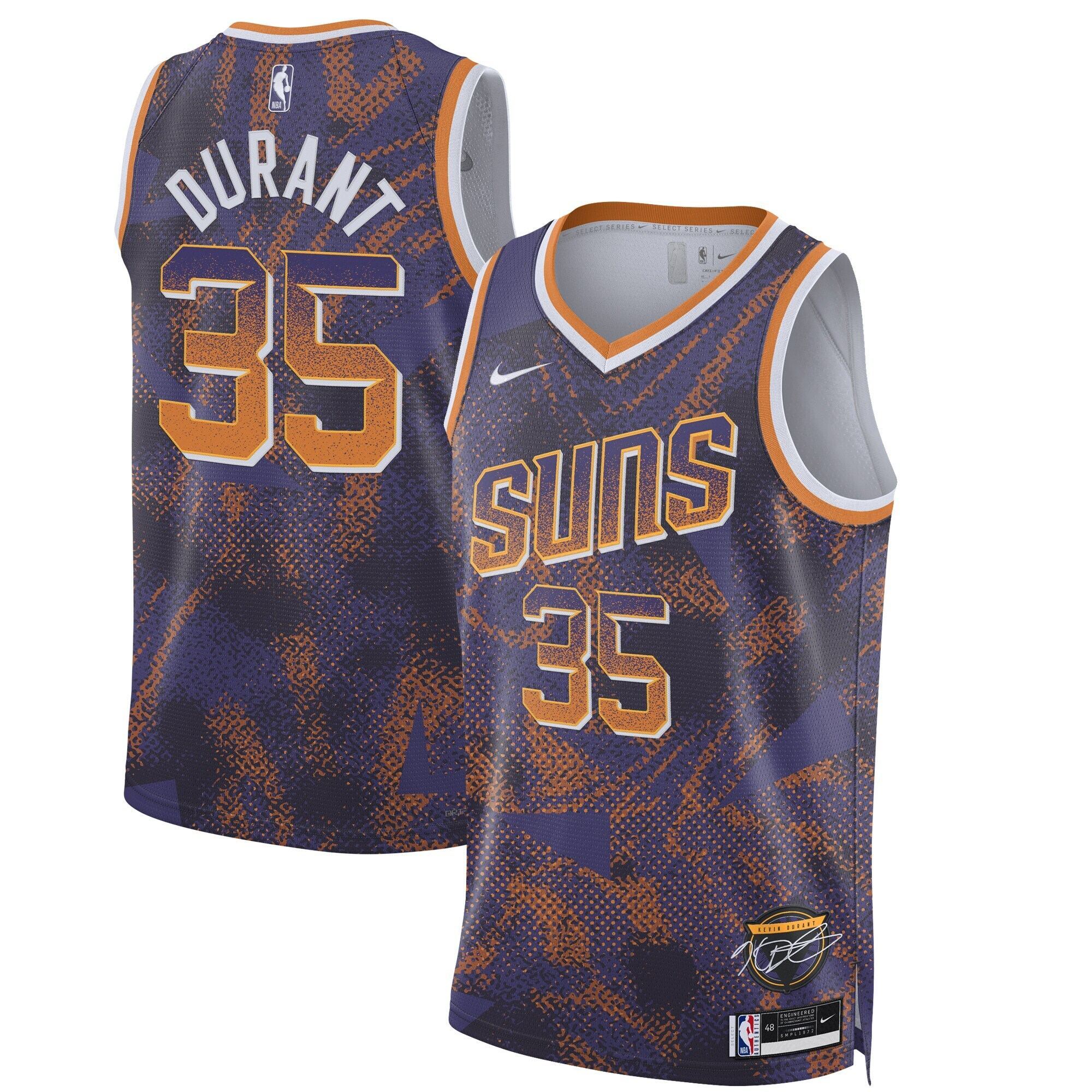 Camiseta Nike 2025 Select Series dei Phoenix Suns - Kevin Durant - Uomo