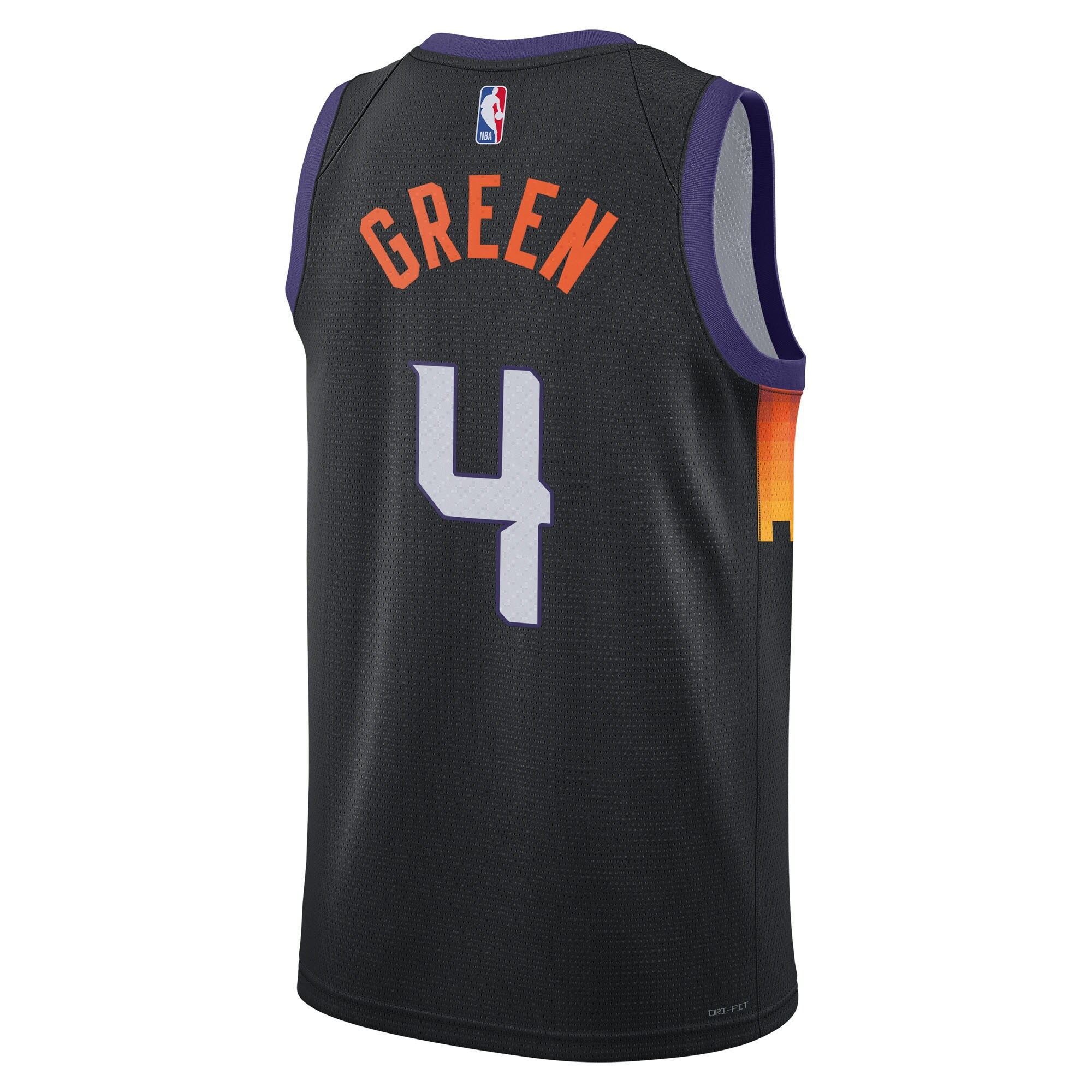 Camiseta Phoenix Suns Nike City Edition Swingman 2025/26 - Nera - Verde Jalen - Unisex
