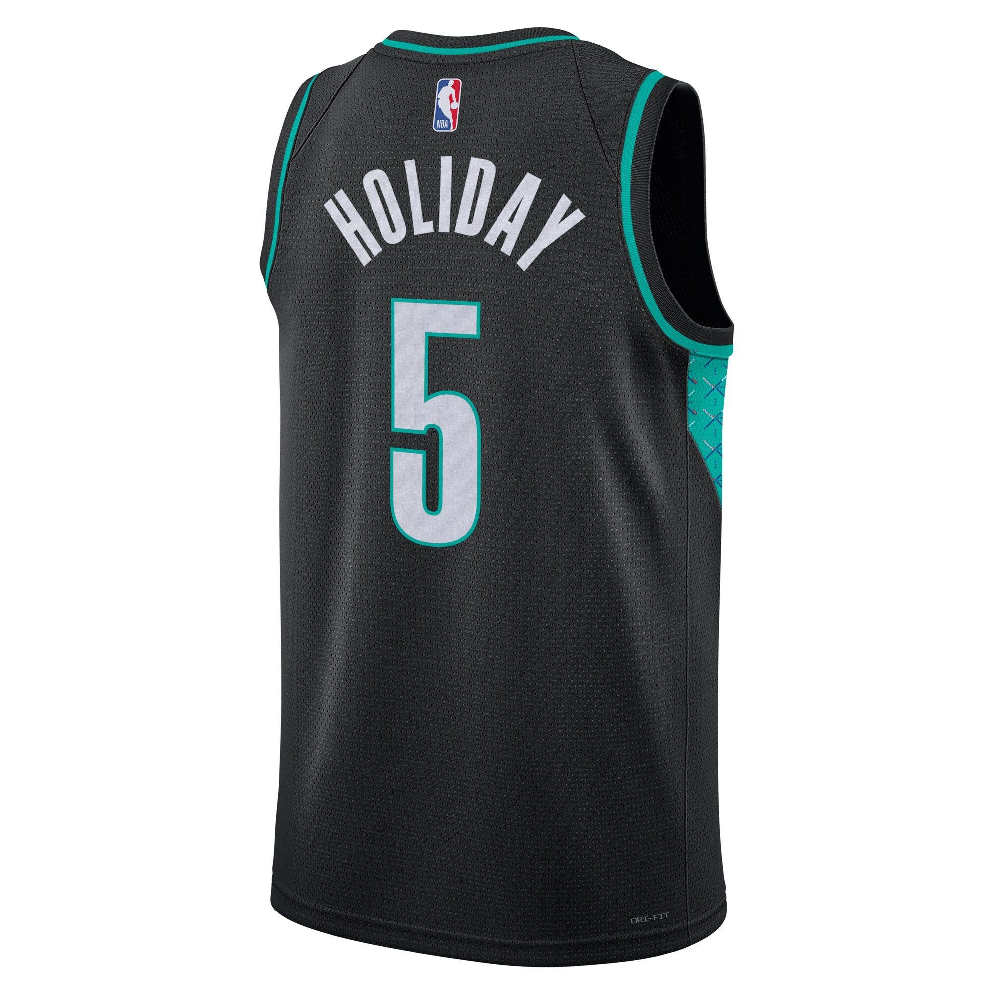 Camiseta Portland Trail Blazers Nike City Edition Swingman 2025/26 - Nera - Jrue Holiday - Unisex