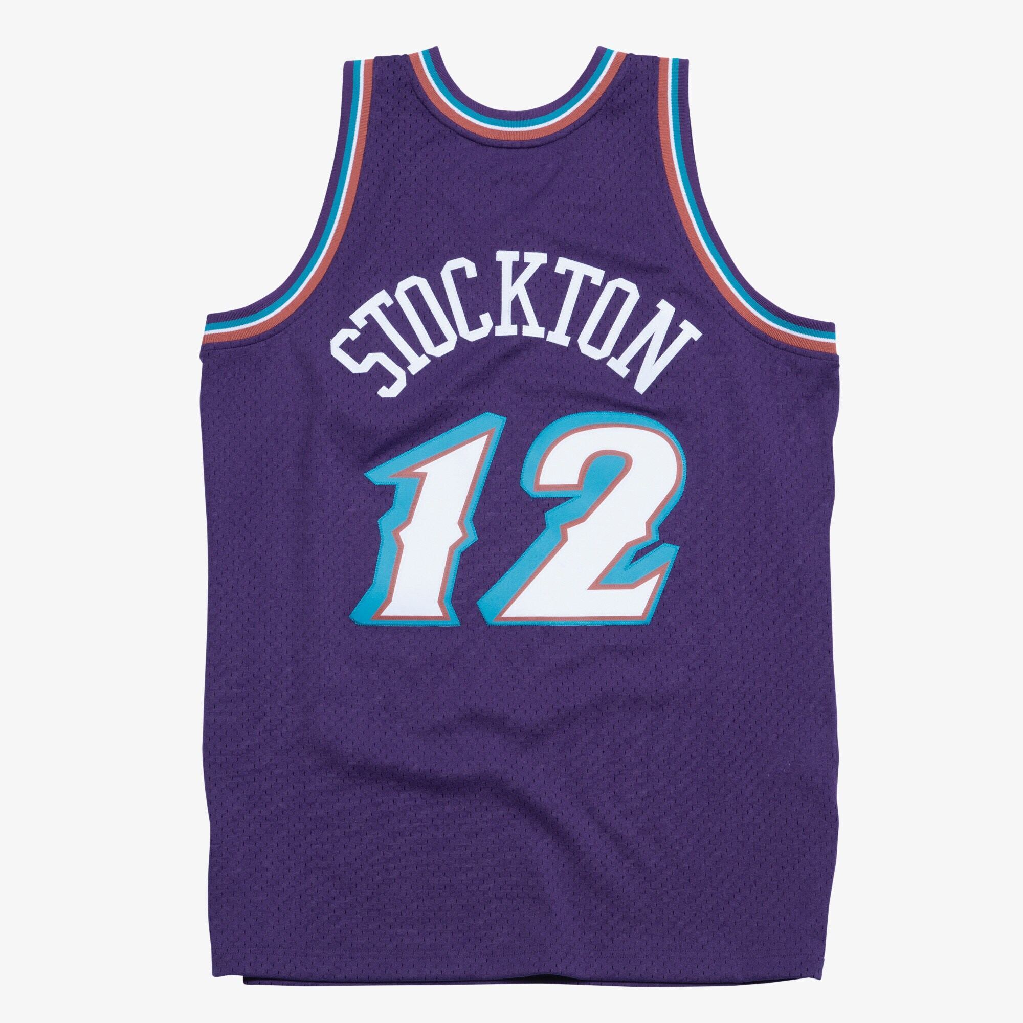 Camiseta Swingman Mitchell & Ness degli Utah Jazz, John Stockton, 1996-97