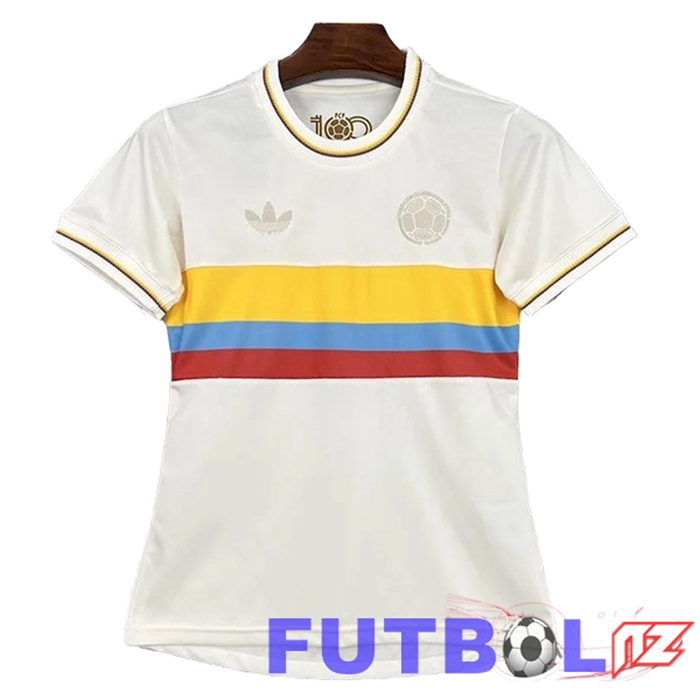 Camisetas De Futbol Colombia Mujer 100th Anniversary Edition 2024/2025 Camisetas De Futbol Colombia Mujer 100th Anniversary Edition 2024/2025