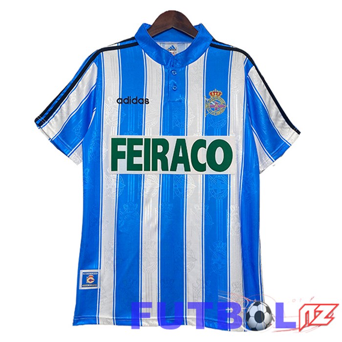 Camisetas De Futbol Deportivo La Coruna Retro Primera 1997/1998