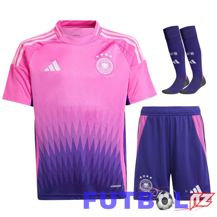 Camisetas De Futbol Alemania Segunda (Cortoss + Calcetines) UEFA Euro 2024