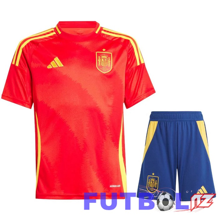 Camisetas De Futbol España Primera + Cortos UEFA Euro 2024