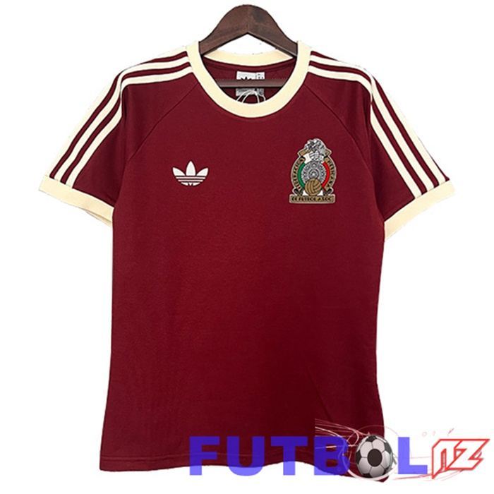 Camisetas De Futbol México Retro Edición Especial Rojo