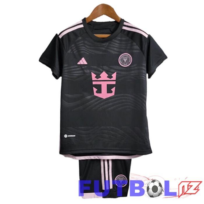 Camisetas De Futbol Inter Miami CF Ninos Segunda 2024/2025 Camisetas De Futbol Inter Miami CF Ninos Segunda 2024/2025
