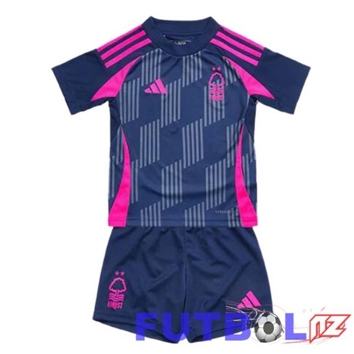 Camisetas De Futbol Nottingham Forest Ninos Segunda Azul Real 2024/2025