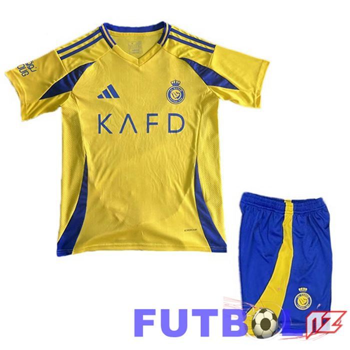 Camisetas De Futbol Al-Nassr FC Ninos Primera Amarillo 2024/2025