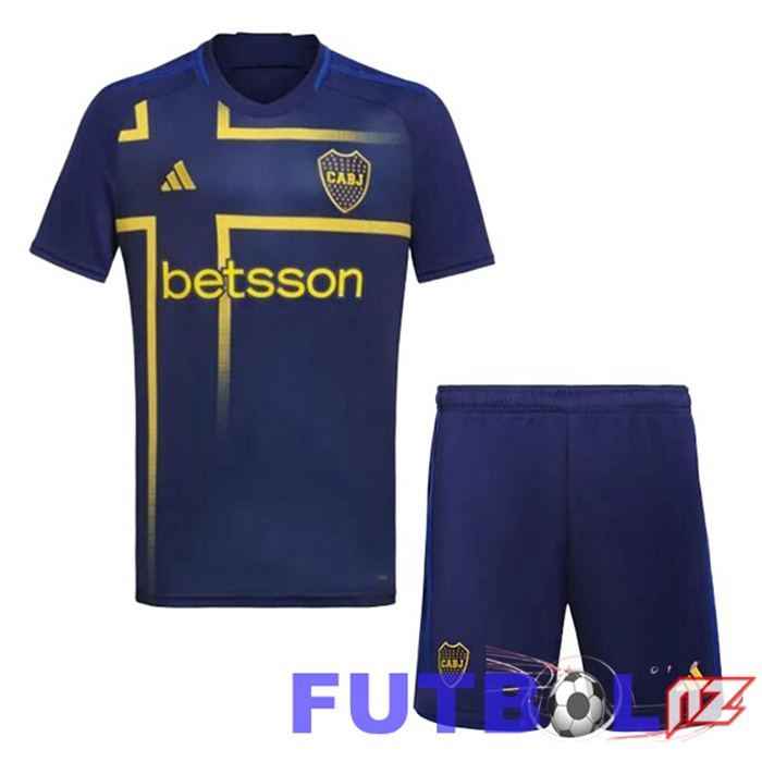 Camisetas De Futbol Boca Juniors Ninos Tercera Azul 2024/2025