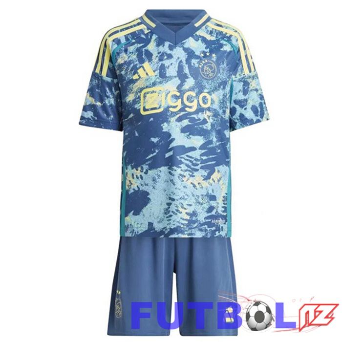 Camisetas De Futbol AFC Ajax Ninos Segunda Azul 2024/2025
