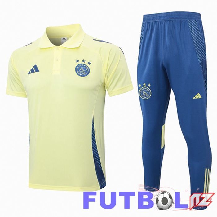 Camiseta Polo AFC Ajax + Pantalones Amarillo 2024/2025