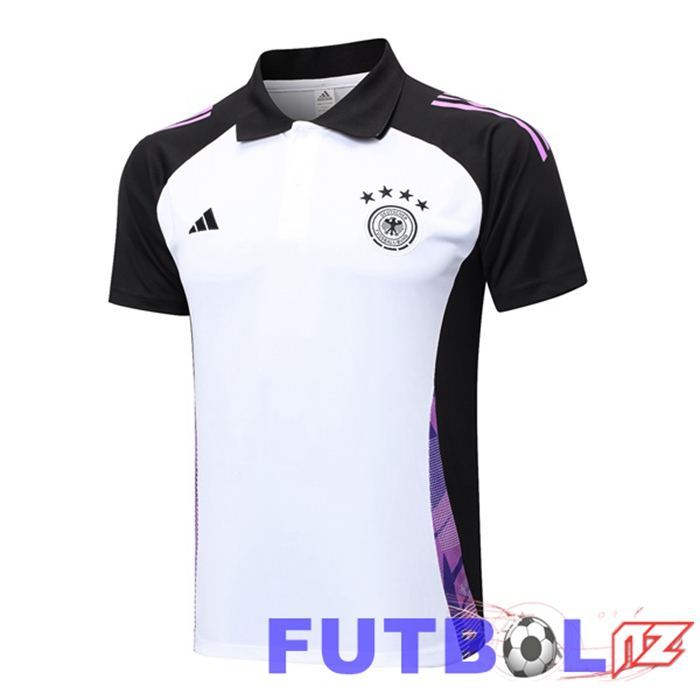 Camiseta Polo Alemania Blanco 2024/2025