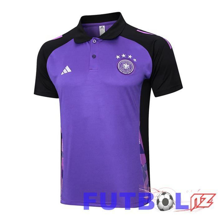 Camiseta Polo Alemania Púrpura 2024/2025