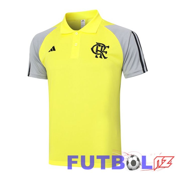 Camiseta Polo Flamengo Amarillo 2024/2025