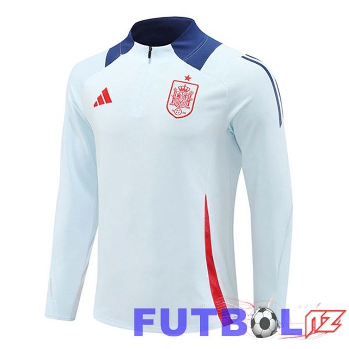 Sudadera De Entrenamiento España Gris 2024/2025 Sudadera De Entrenamiento España Gris 2024/2025