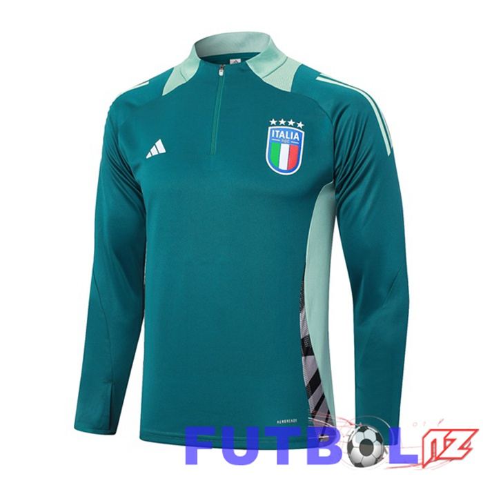 Sudadera De Entrenamiento Italia Verde 2024/2025
