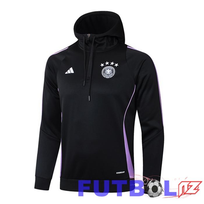Sudadera Con Capucha Alemania Negro 2024/2025