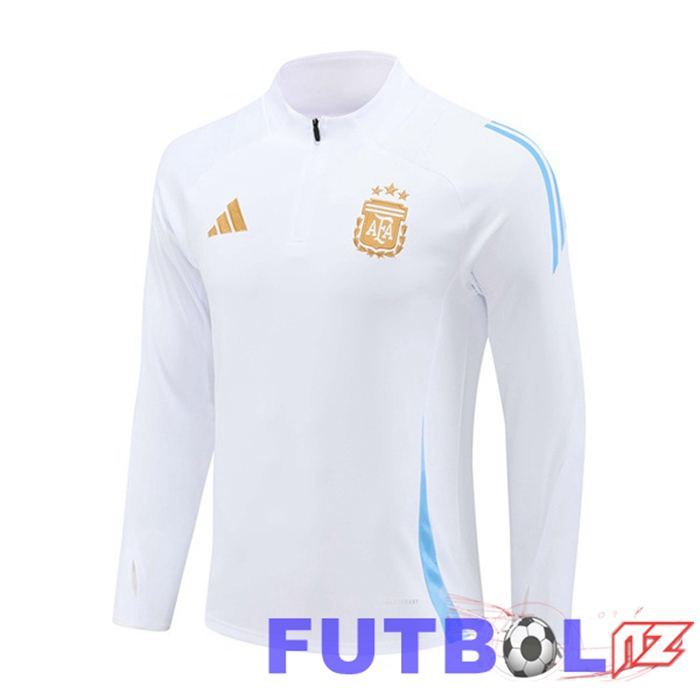 Sudadera De Entrenamiento Argentina Blanco 2024/2025