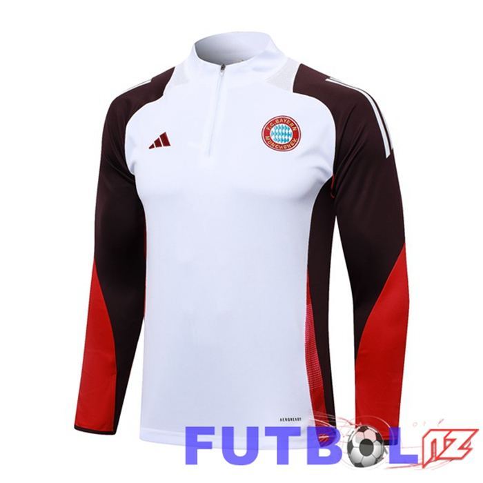 Sudadera De Entrenamiento Bayern Munich Blanco 2024/2025