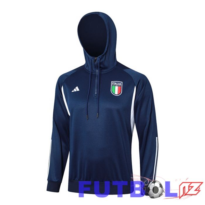 Sudadera Con Capucha Italia Azul Real 2024/2025