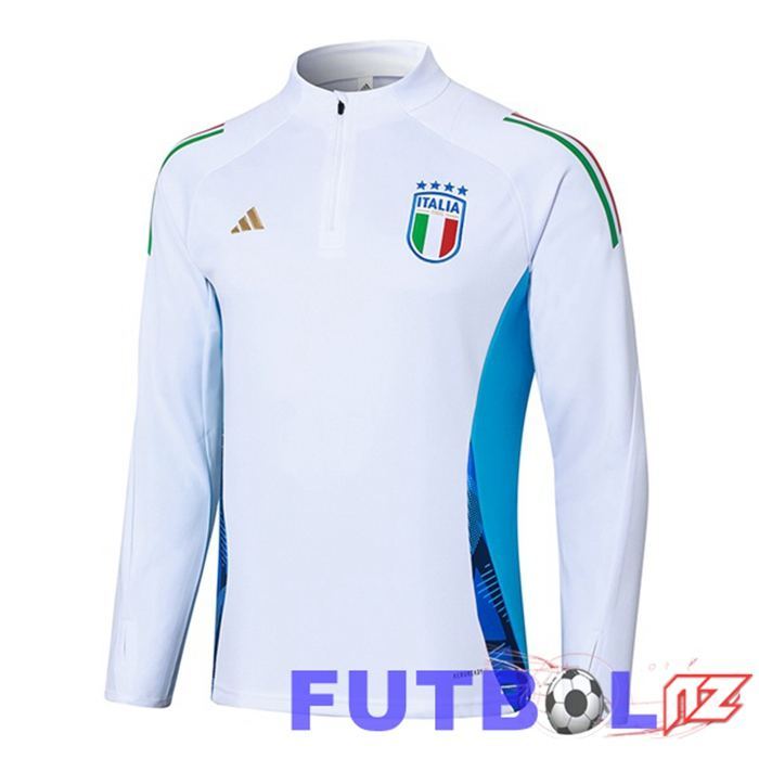 Sudadera De Entrenamiento Italia Blanco 2024/2025