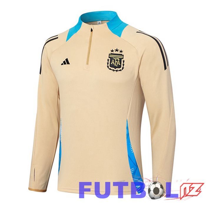 Sudadera De Entrenamiento Argentina Amarillo 2024/2025