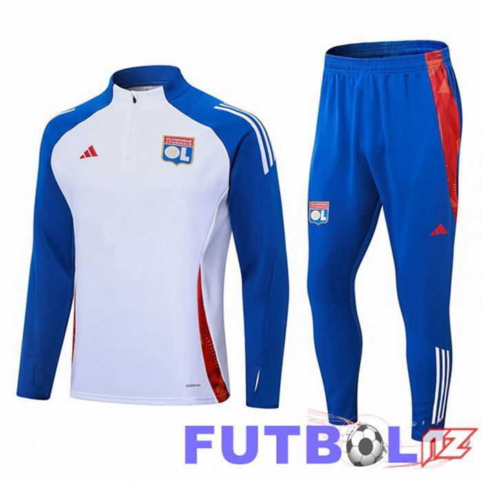 Chandal Equipos De Futbol lyon OL Blanco Azul 2024/2025