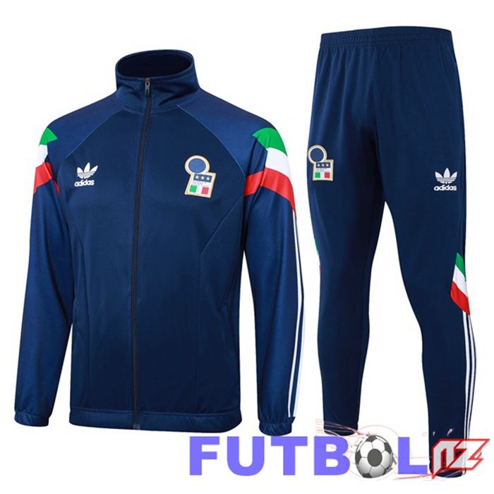Chandal Equipos De Futbol - Chaqueta Italia Azul Real 2024/2025