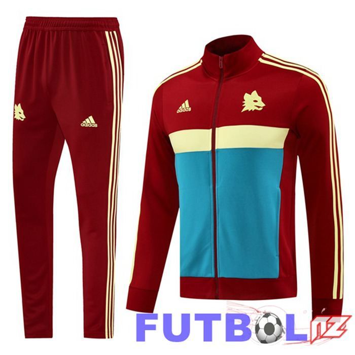 Chandal Equipos De Futbol - Chaqueta AS Roma Rojo 2024/2025