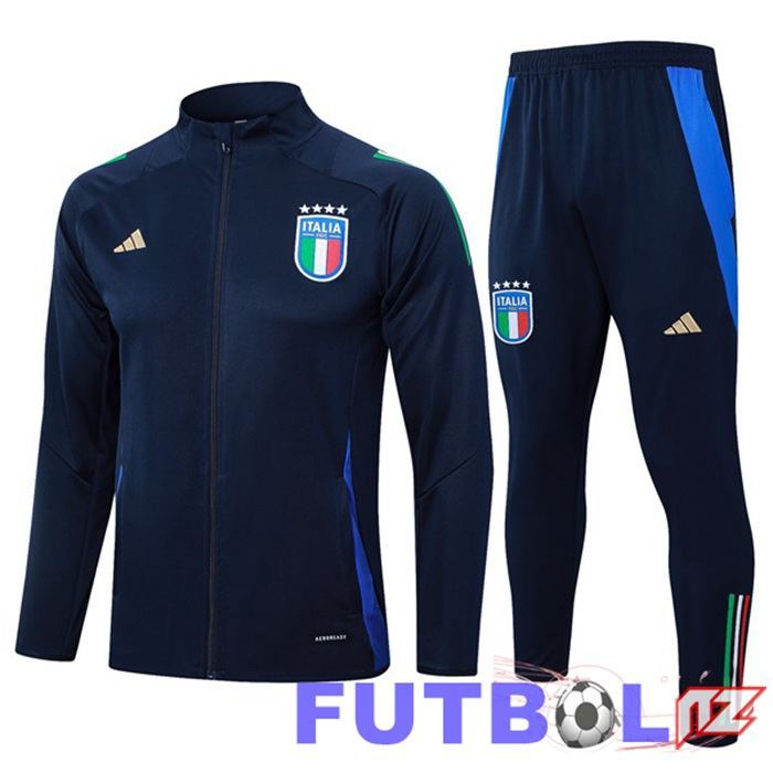 Chandal Equipos De Futbol - Chaqueta Italia Azul Real 2024/2025