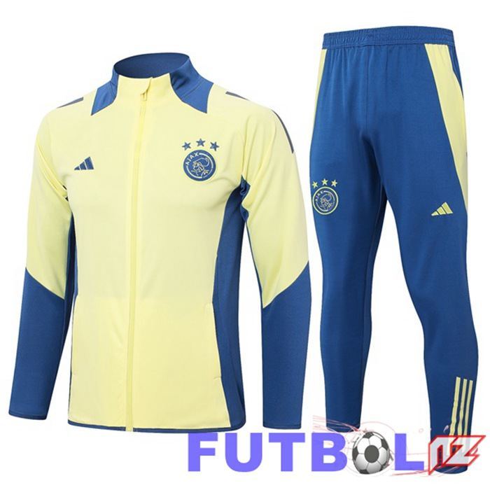 Chandal Equipos De Futbol - Chaqueta AFC Ajax Amarillo 2024/2025