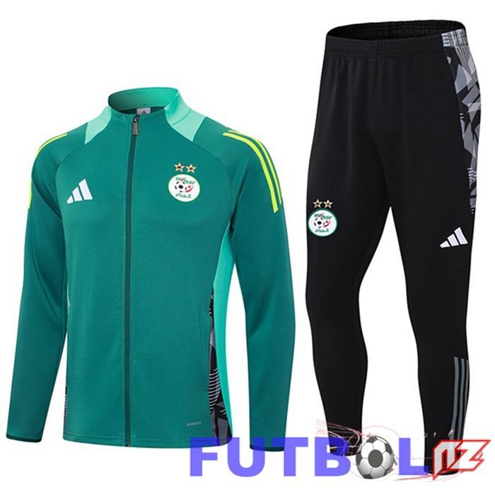Chandal Equipos De Futbol - Chaqueta Argelia Verde 2024/2025