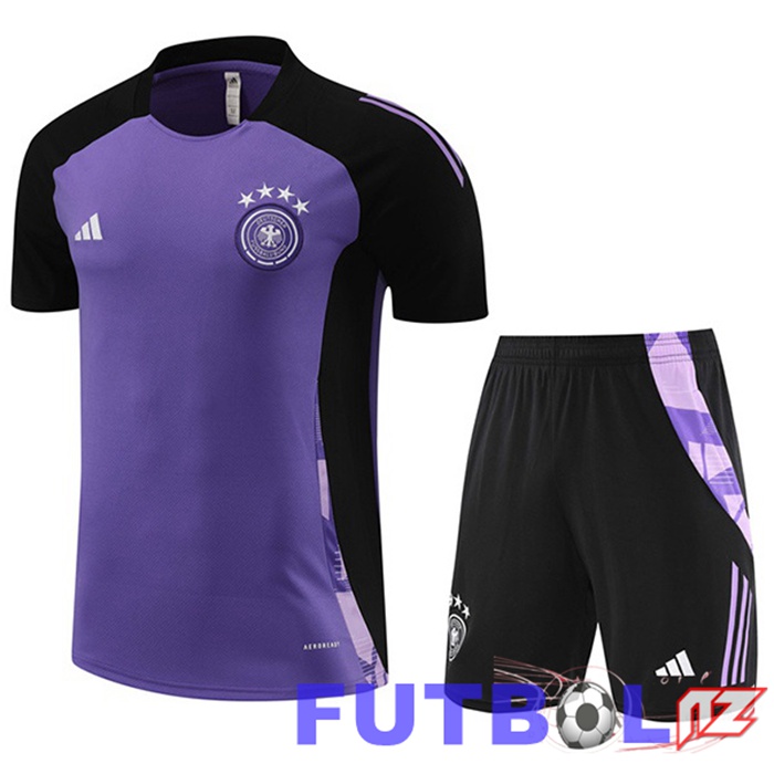 Camiseta Entrenamiento Alemania + Cortos Púrpura 2024/2025