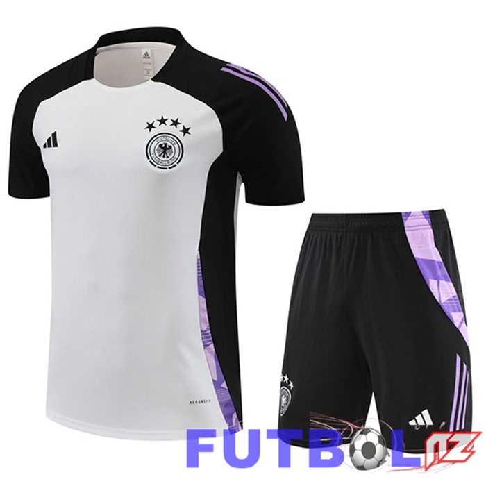 Camiseta Entrenamiento Alemania + Cortos Blanco 2024/2025