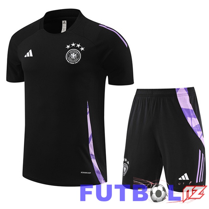 Camiseta Entrenamiento Alemania + Cortos Negro 2024/2025