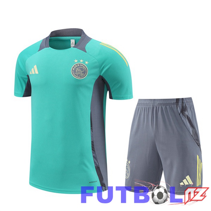 Camiseta Entrenamiento AFC Ajax + Cortos Verde 2024/2025