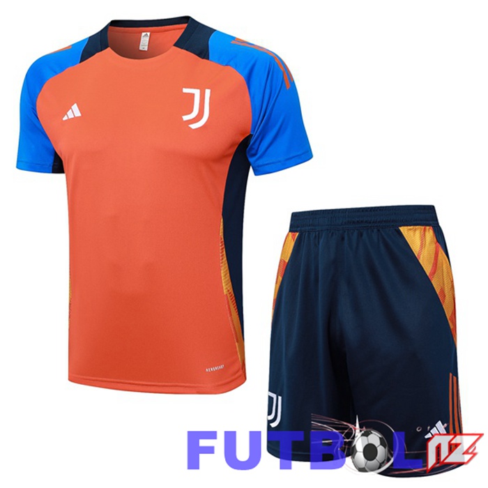 Camiseta Entrenamiento Juventus + Cortos Naranja 2024/2025
