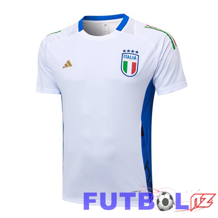 Camiseta Entrenamiento Italia Blanco 2024/2025